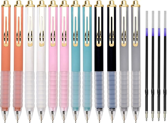 Linbsunne Black Ballpoint Pens Medium Point 1mm Work Pen with Super Soft Grip Ball Point Pen for ... | Amazon (US)