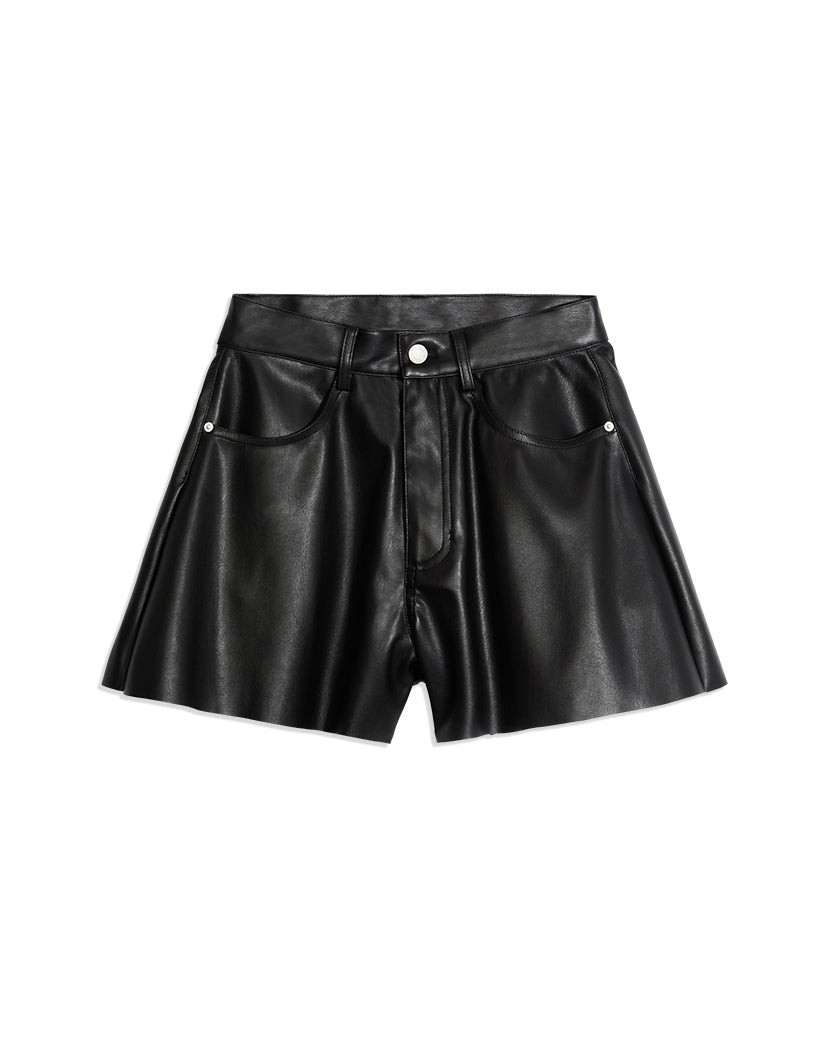 Flare Vegan Leather Bell Short | We Wore What