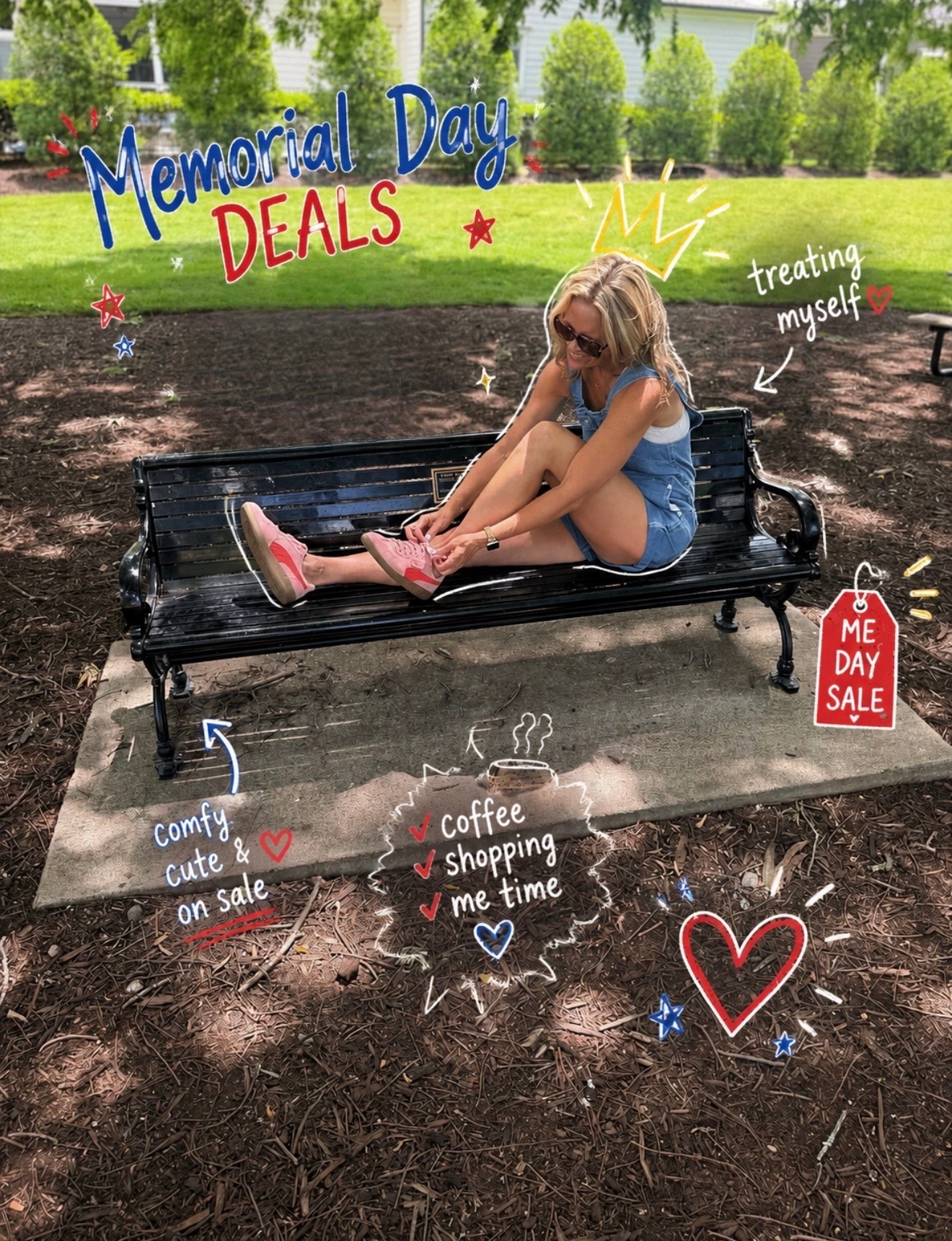 Memorial Day deals + a little “treat yourself” energy 🇺🇸✨
Just out here convincing myself the sales are basically self care at this point 😂

Comfy sneakers ✔️
Cute summer finds ✔️
Absolutely zero regrets ✔️

If you need me this weekend… I’ll be adding “just one more thing” to cart 🤍

#MemorialDaySales #SummerStyle #WalmartFinds #MomStyle #CasualOutfits #LTKStyle #WeekendVibes #AffordableFashion #NashvilleBlogger #FranklinTN