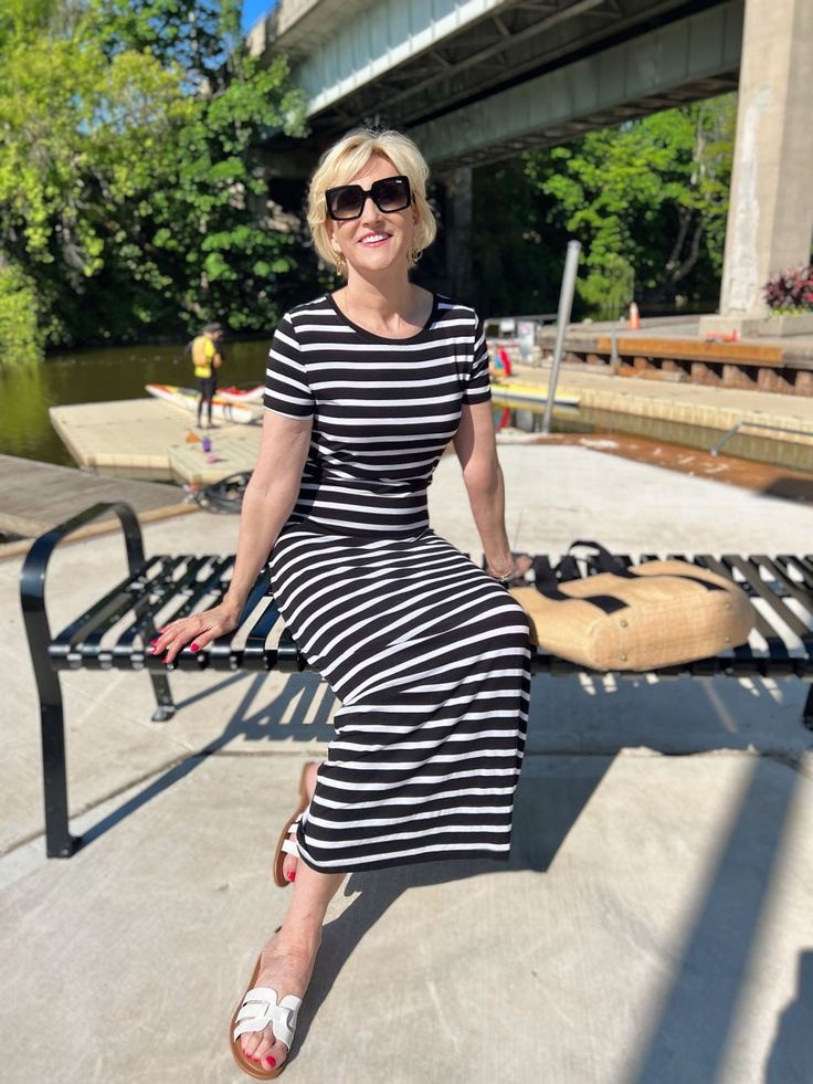 Maxi dresses are universally flattering and incredibly wearable. I love this classic striped one that is a wardrobe classic.
🩵Scroll down to shop & follow for more


#LTKSeasonal #LTKOver40