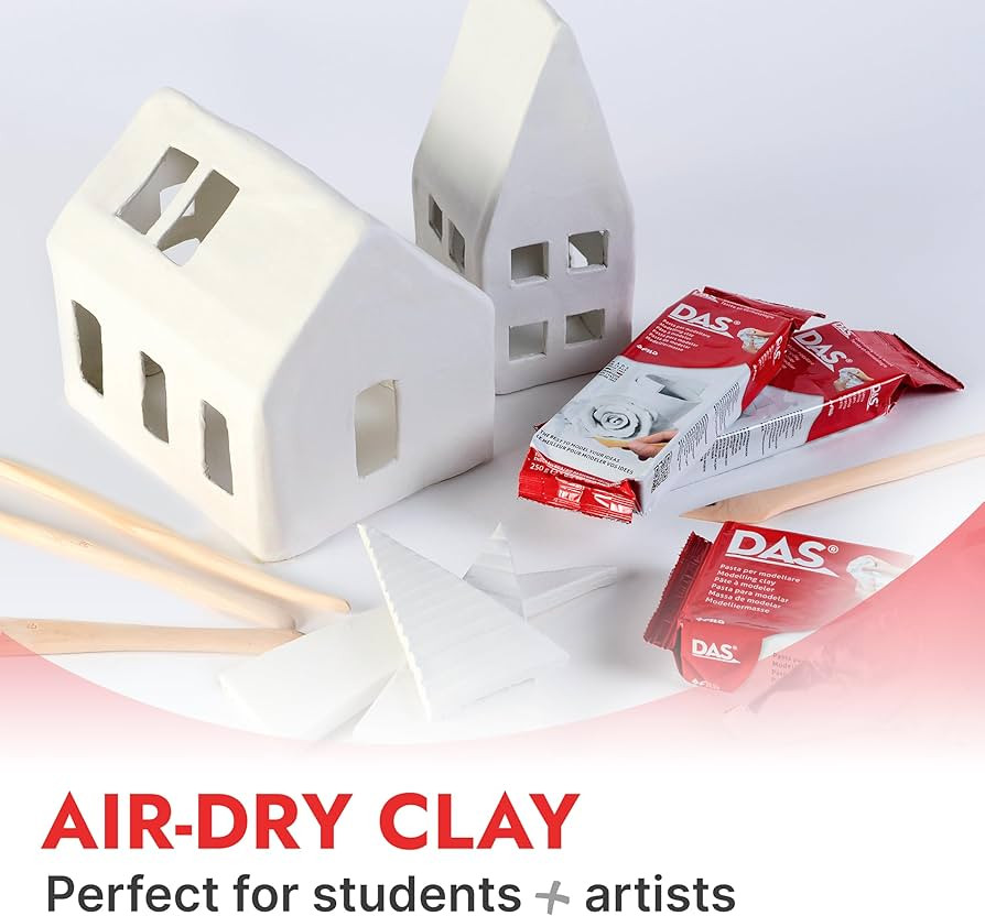 Amazon.com : DAS Air-Hardening Modeling Clay, 2.2 Lb. Block, White Color (387500) : Artists Clays : Arts, Crafts & Sewing | Amazon (US)
