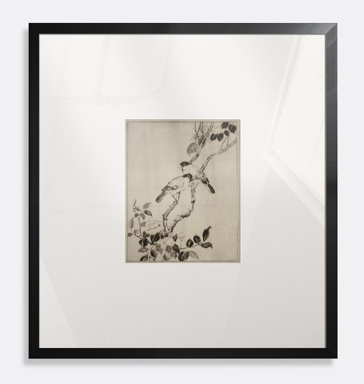 Young Couple by Kazuo Matsubara Framed Reproduction Wall Art Print | Rejuvenation