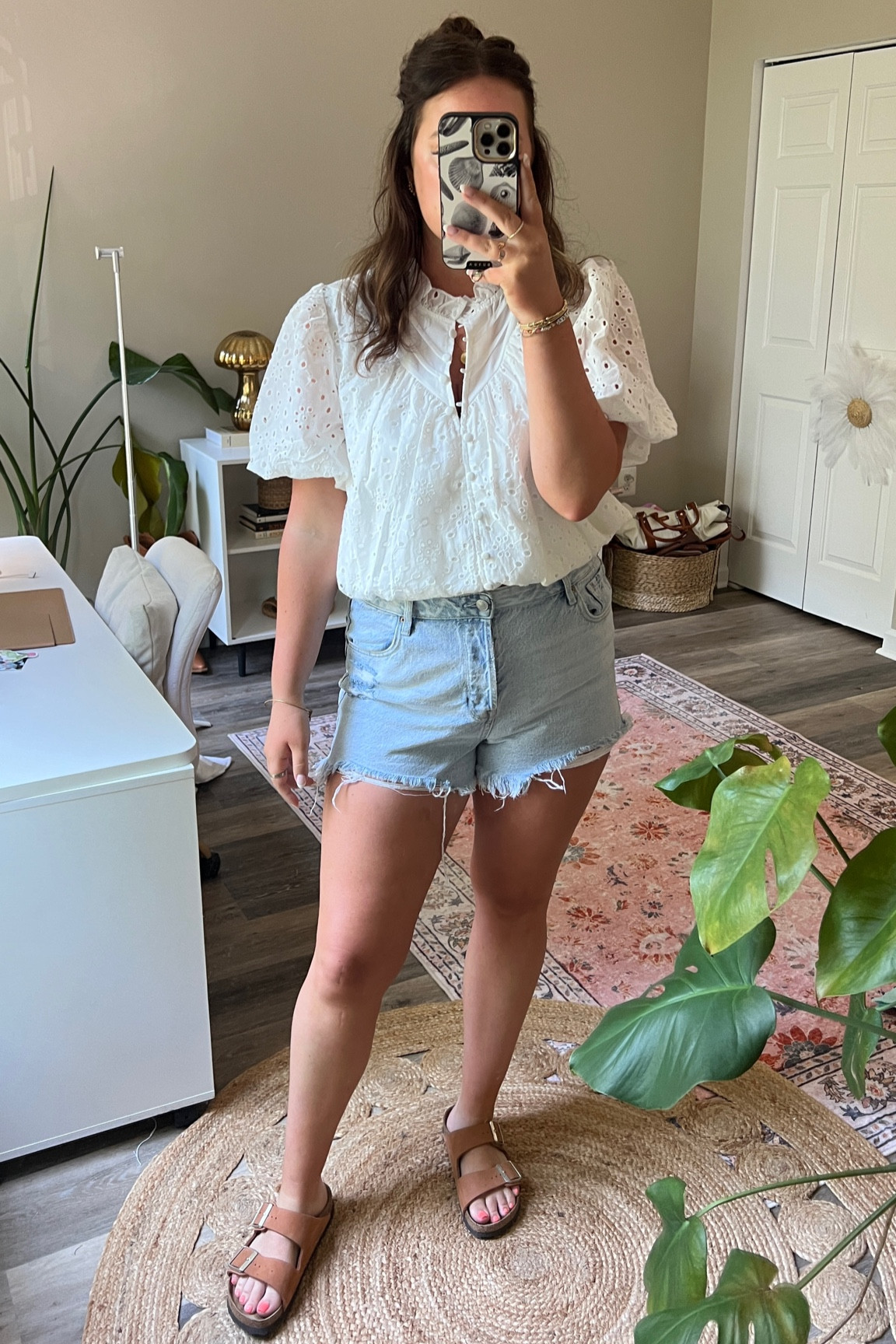 simple summer outfit for todays Father’s Day picnic 🌞 I love this top from Amazon, super affordable but still decent quality, does run a bit big, I’m wearing a medium but maybe could’ve done a small. 

#LTKSeasonal #LTKFindsUnder50 #LTKParties