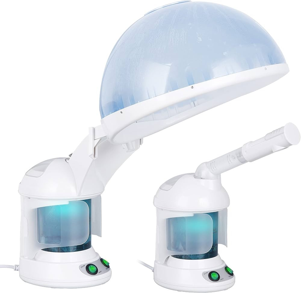 ZENY Portable Facial Steamer 2 in 1 Nano Ionic Face Steamer Humidifier and Hair Steamer with Hood... | Amazon (US)