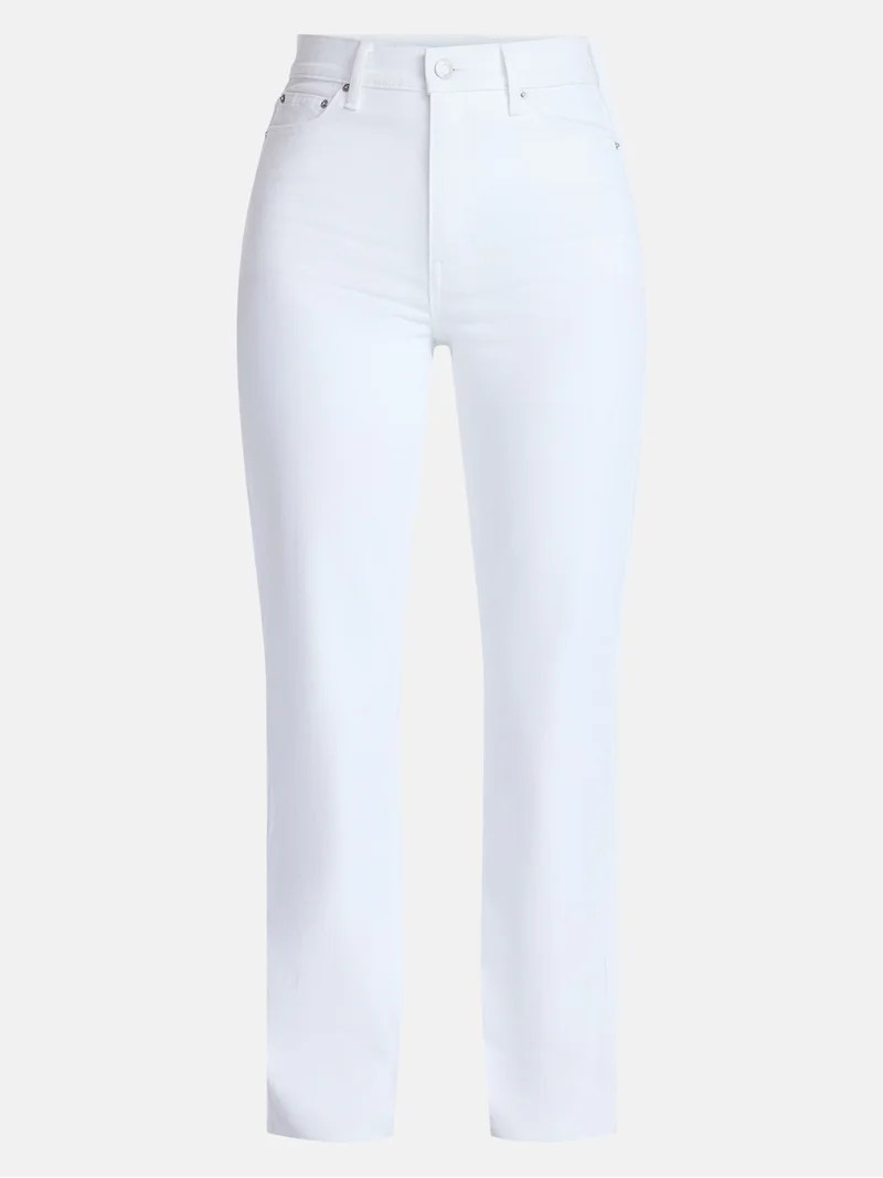 Time and Tru Women's High Rise Straight Leg Jeans, 30" Inseam, Sizes 0-20, 10S-16S | Walmart (US)