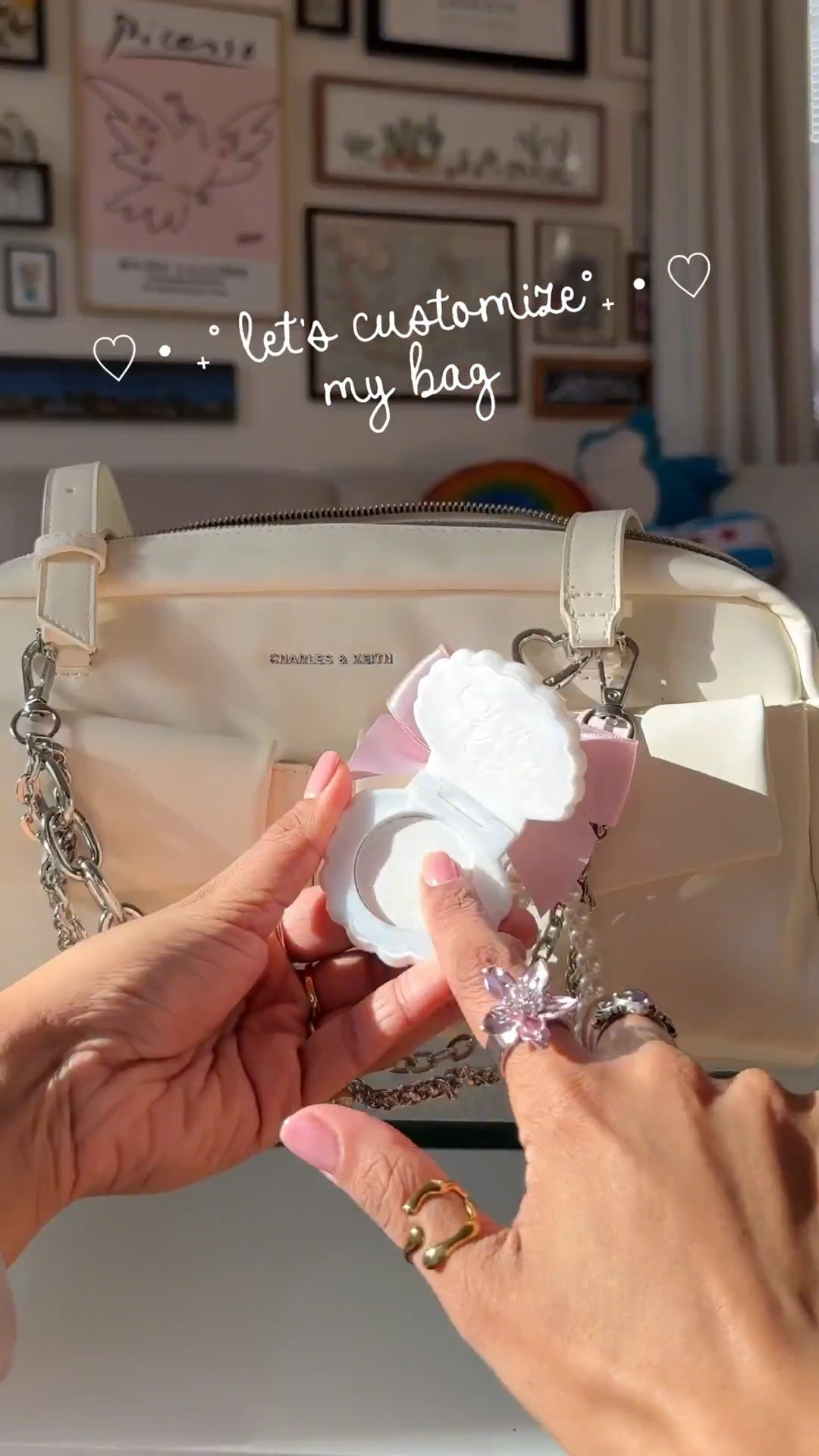 customizing my new purse with…makeup?! 𐙚 ‧₊˚ so girly and cute 💕 i’m obsessed 😍

#LTKGiftGuide #LTKBeauty #LTKFindsUnder100