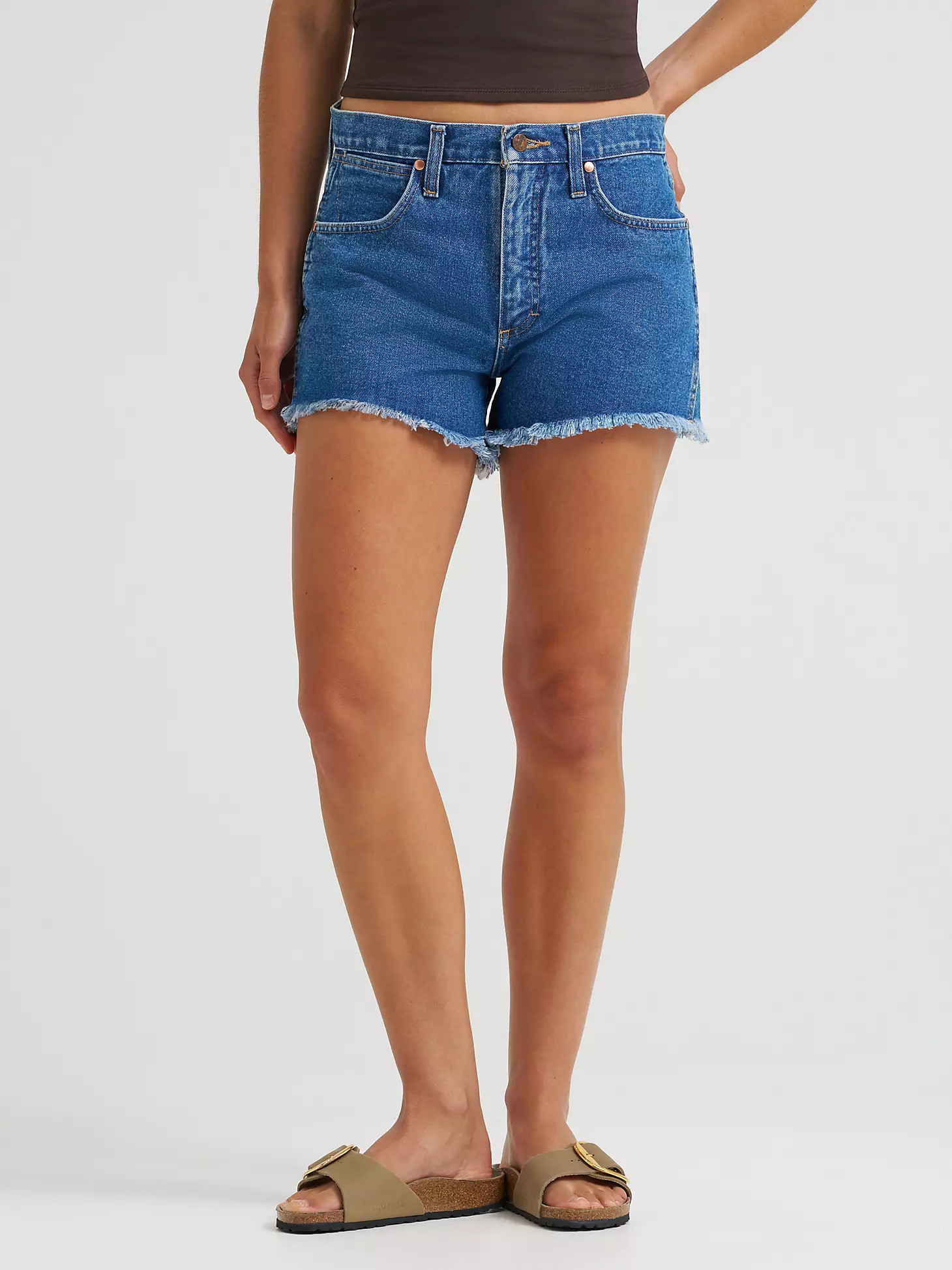 Women's Reworked Short in Dark Stone | Wrangler