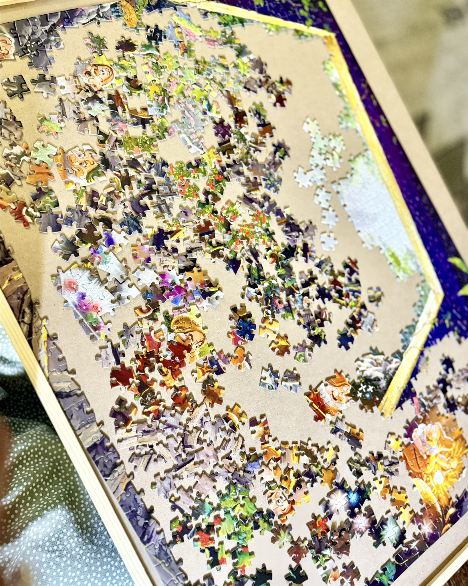 So proud of myself for completing this 1000 piece puzzle all by myself! #gifted

It was honestly such a nice break from scrolling or watching TV each night and very satisfying to see it come together and complete it.

DISCLOSURE: I received both the puzzle and rotating puzzle board for free from Amazon in exchange for my honest review.

#puzzle
#puzzleboard
#amazonfinds 

#LTKFindsUnder50 #LTKFamily #LTKHome
