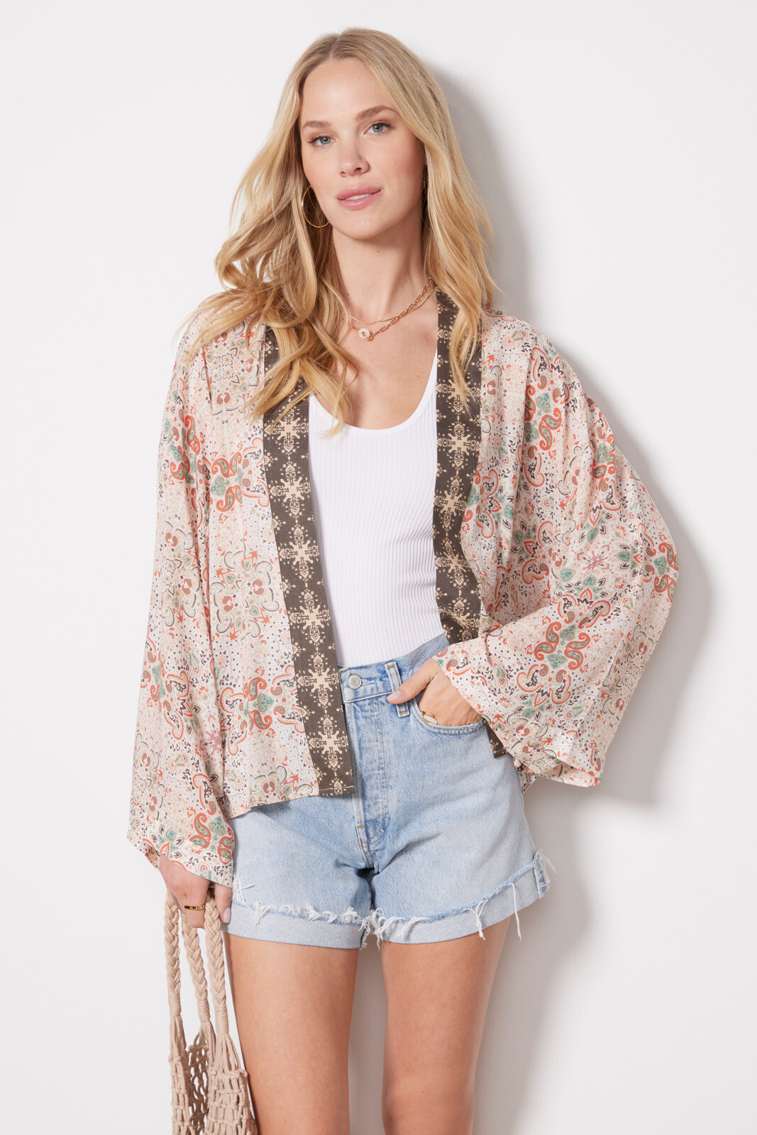 Patina Wide Sleeve Wrap | Evereve