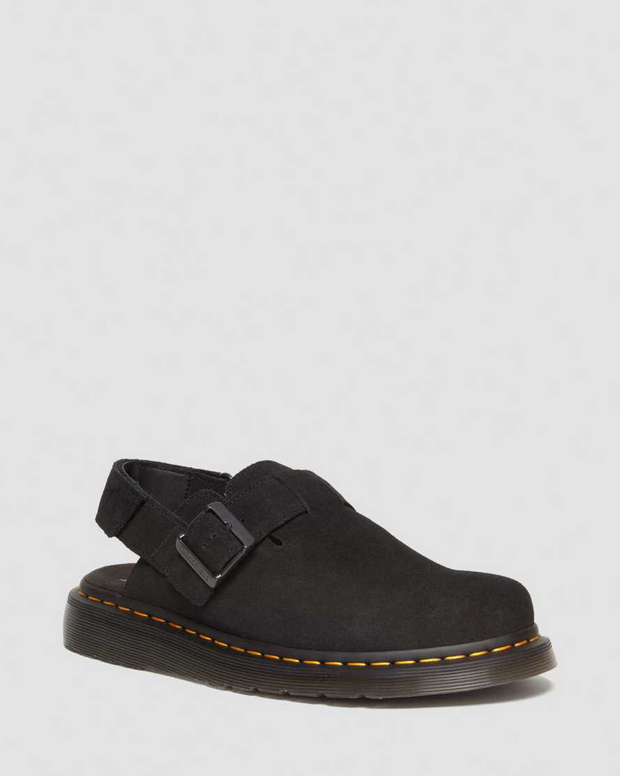 Jorge II Suede Slingback Mules | Dr. Martens