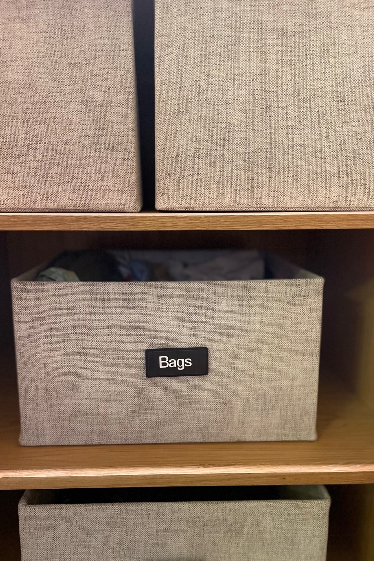 Cloth bins are a great alternative when you don’t want to use plastic, or want to conceal the items inside.

#LTKunder50 #LTKhome