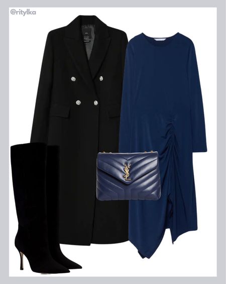 Winter outfit

Black coat
Winter coat
Blue midi dress
Blue bag
Black boots

#winteroutfit #wintercoat #winterdress #mangooutfit

#LTKSeasonal #LTKworkwear #LTKitbag