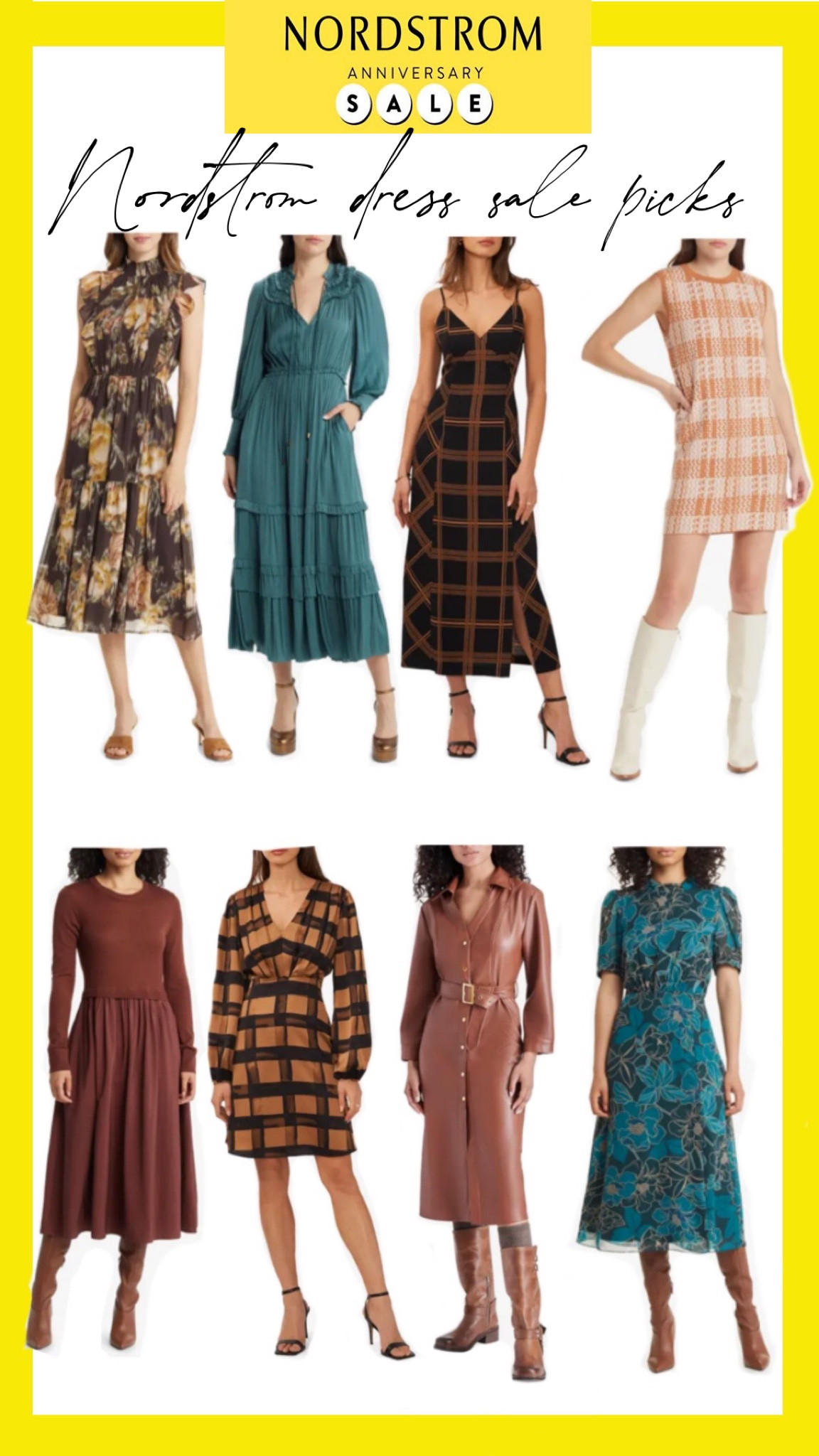 Nordstrom Anniversary Sale dresses are so beautiful this year! Get a head start on your autumn and winter fashion with these lovely dresses. From sweater dresses, Julia Jordan printed dresses, madewell dresses, Steve madden dresses, and more. Theres lots of maxi dresses great for everyday wear and some lovely mini and midi dresses that will be a lovely to wear this holiday season. Floral dresses, sweater dresses, maxi dresses, midi dresses, neutral dresses, autumn dresses, fall fashion, fall dresses, lace dresses, workwear dresses, date night dresses, winter dresses 

#LTKworkwear #LTKsalealert #LTKxNSale