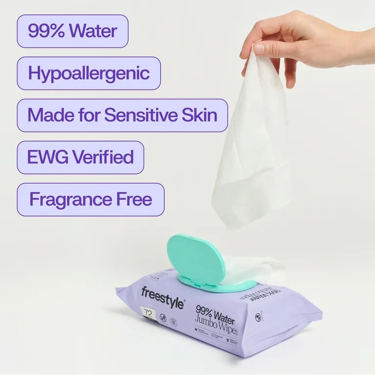 Freestyle 99% Water EWG Verified\u00ae Baby Wipes, Fragrance Free for Sensitive Skin, Unscented, ... | Walmart (US)