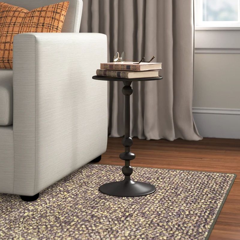 Derrell 19.25'' Tall Iron Pedestal End Table | Wayfair North America