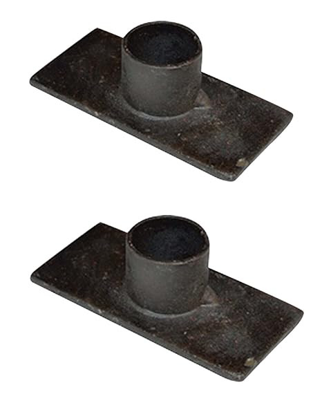 Black Iron Taper Candle Holder, Set of 2 by CWI | Amazon (US)
