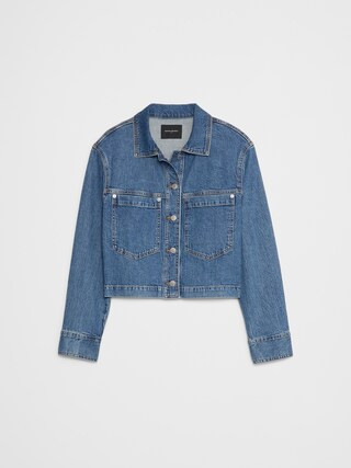 Denim Cropped Jacket | Banana Republic Factory | Banana Republic Factory