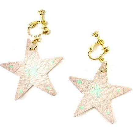 Cosmic Star Earrings, Mint | Maisonette