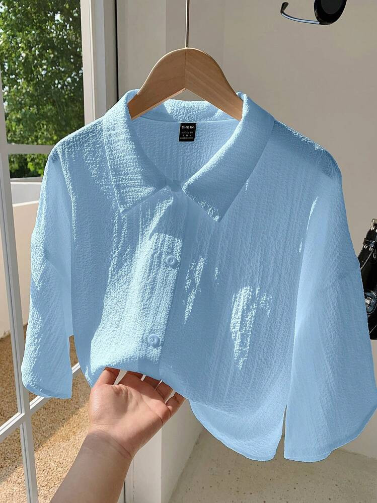 Blue Top | SHEIN