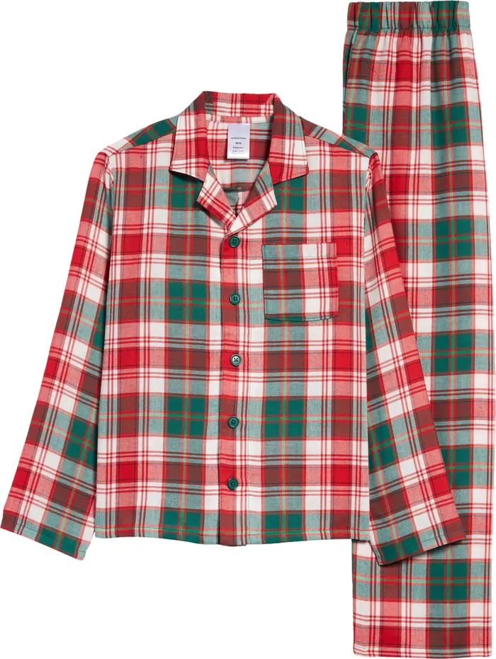 Kids' Matching Family Moments Flannel Two-Piece Pajamas | Nordstrom