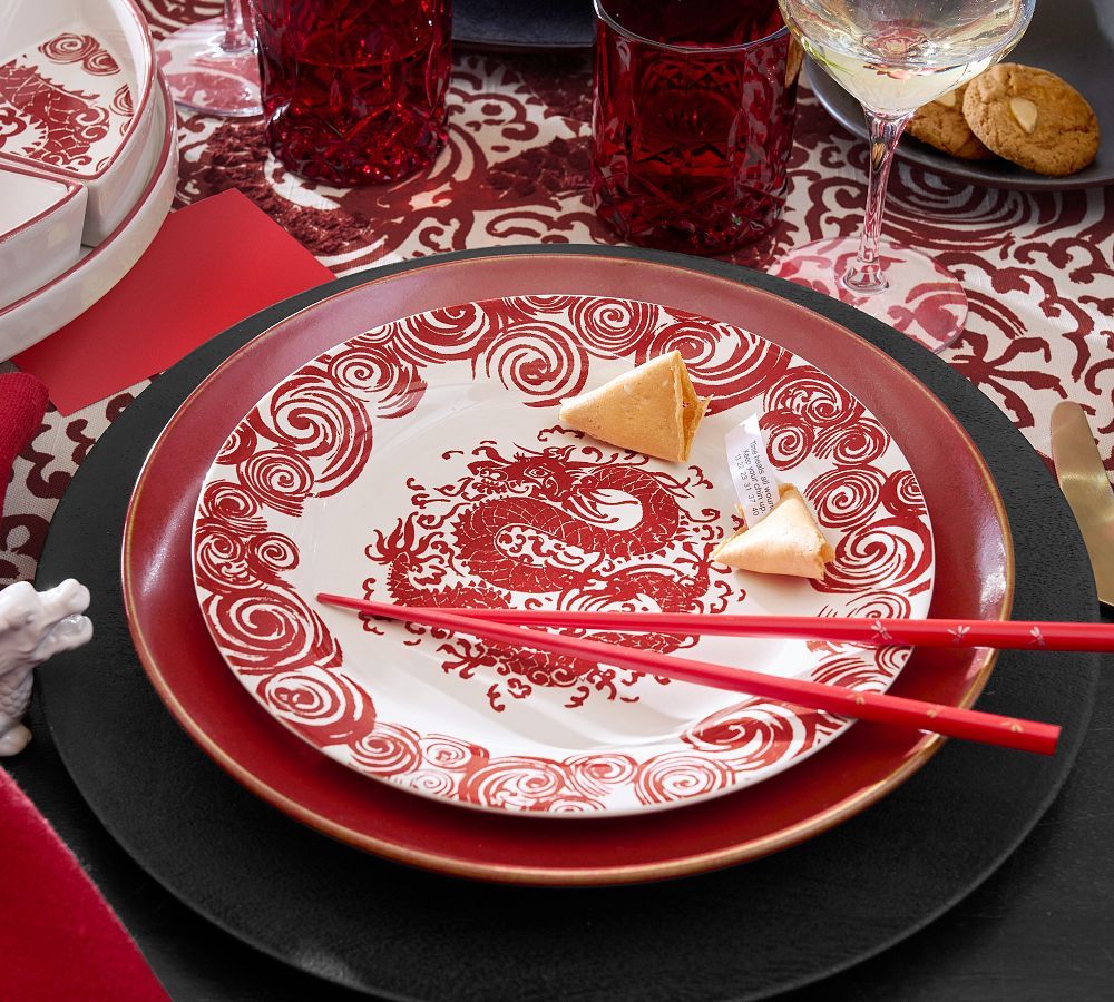 Lunar New Year Salad Plates - Set of 4 | Pottery Barn (US)
