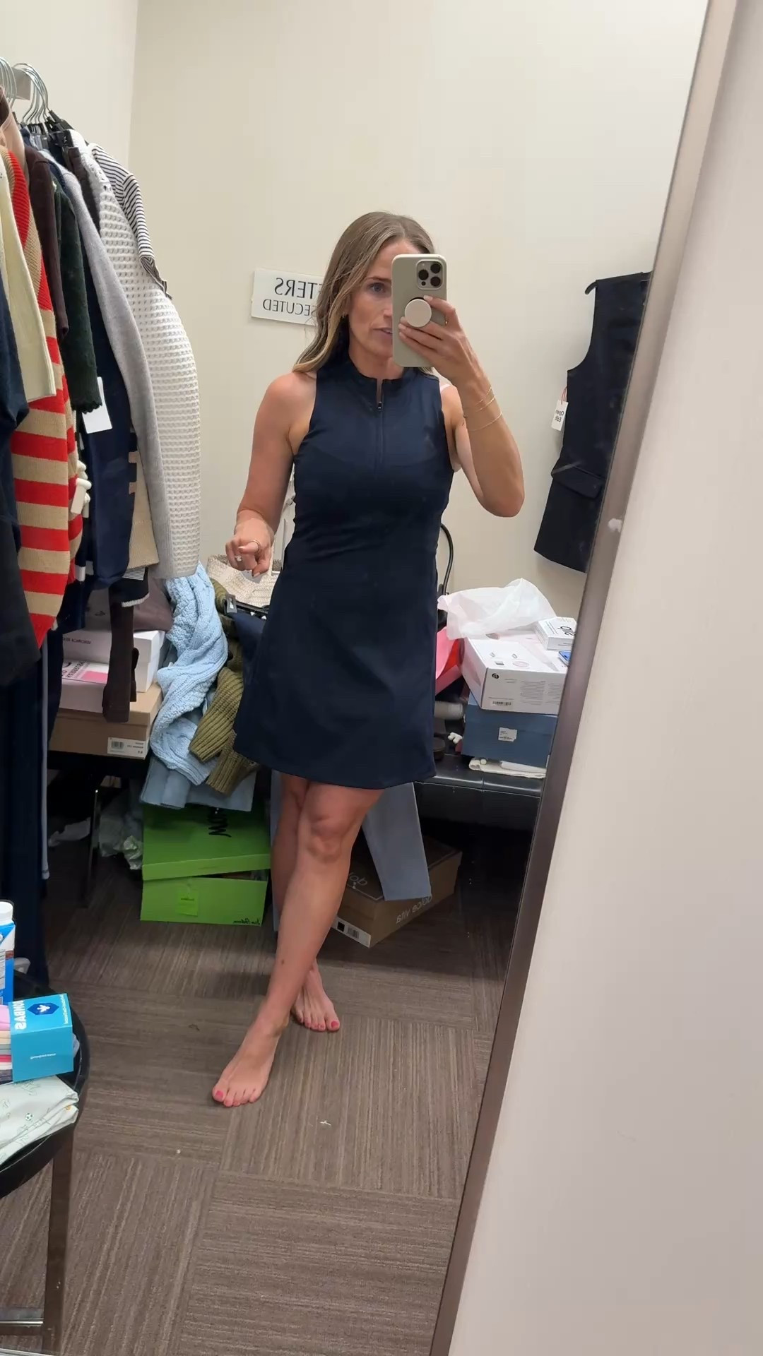 Such a cute tennis dress. It’s so flattering but both the XS and Small were tight on my chest - I’m a 32D - so just keep that in mind! 

#LTKStyleTip #LTKSaleAlert #LTKOver40
