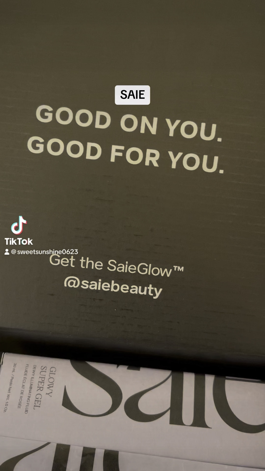 I love Saie products. Have you every tried them? If you only try one thing~ you need to try the Glowy Super Gel. #saiebeauty #beauty #makeup #beautysecrets #saiesuperglowygel 