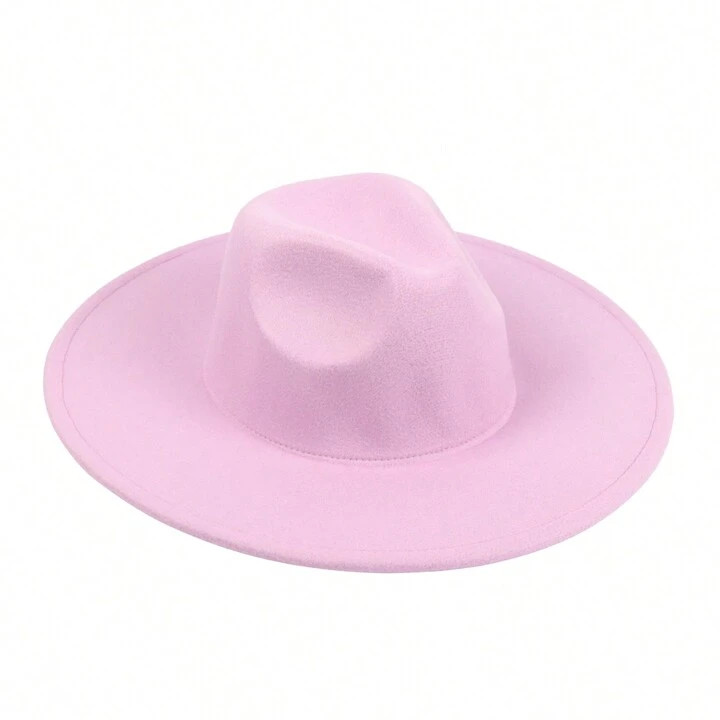 Felt Fedora Fashion Brim Hat | SHEIN