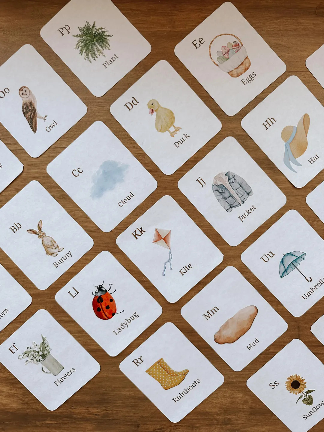 Spring & Easter Flashcards for Toddlers | Montessori Homeschool Activity | Preschool Nature Cards... | Etsy (US)