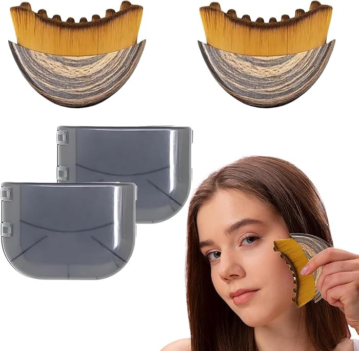 2 Pcs Lymphatic Contour Face Brush,Face Brush For Lymphatic Drainage,Soft Dry Brushing Beauty Too... | Amazon (US)