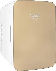 Amazon.com: Cooluli 10L Mini Fridge for Bedroom - Car, Office Desk & College Dorm Room - 12v Port... | Amazon (US)
