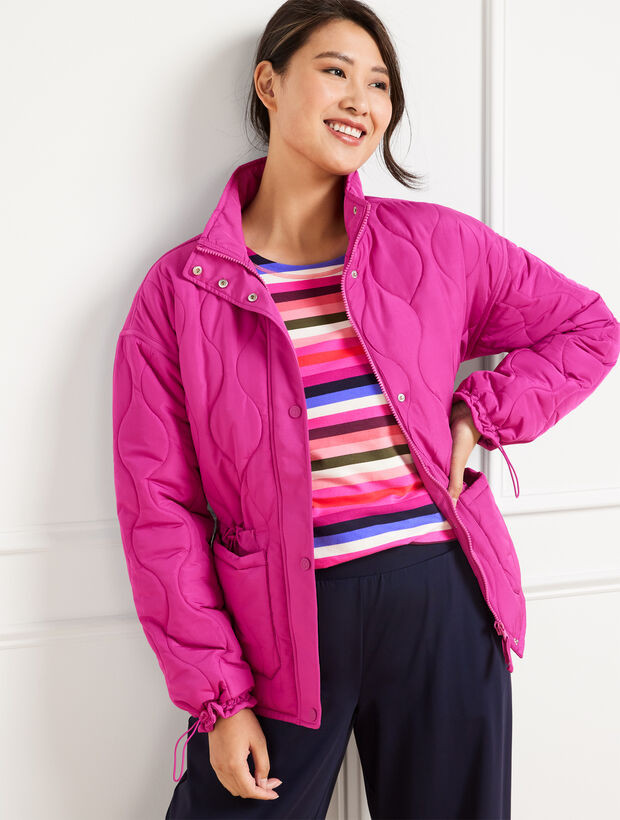 Patch Pocket Quilted Jacket | Talbots
