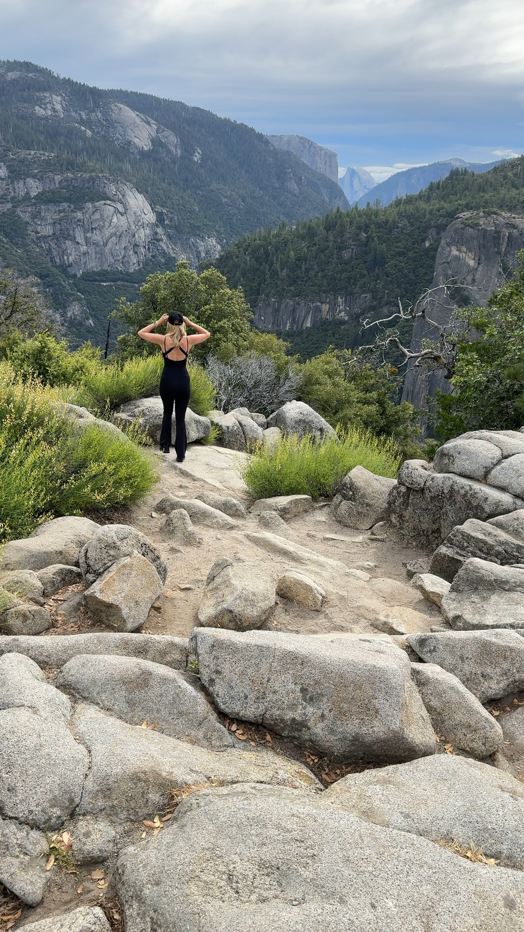 Hiking in Yosemite Park

Black jumpsuit • flare jumpsuit • black overalls • black hiking boots • hiking outfit • black onesie 

#LTKStyleTip #LTKActive #LTKVideo