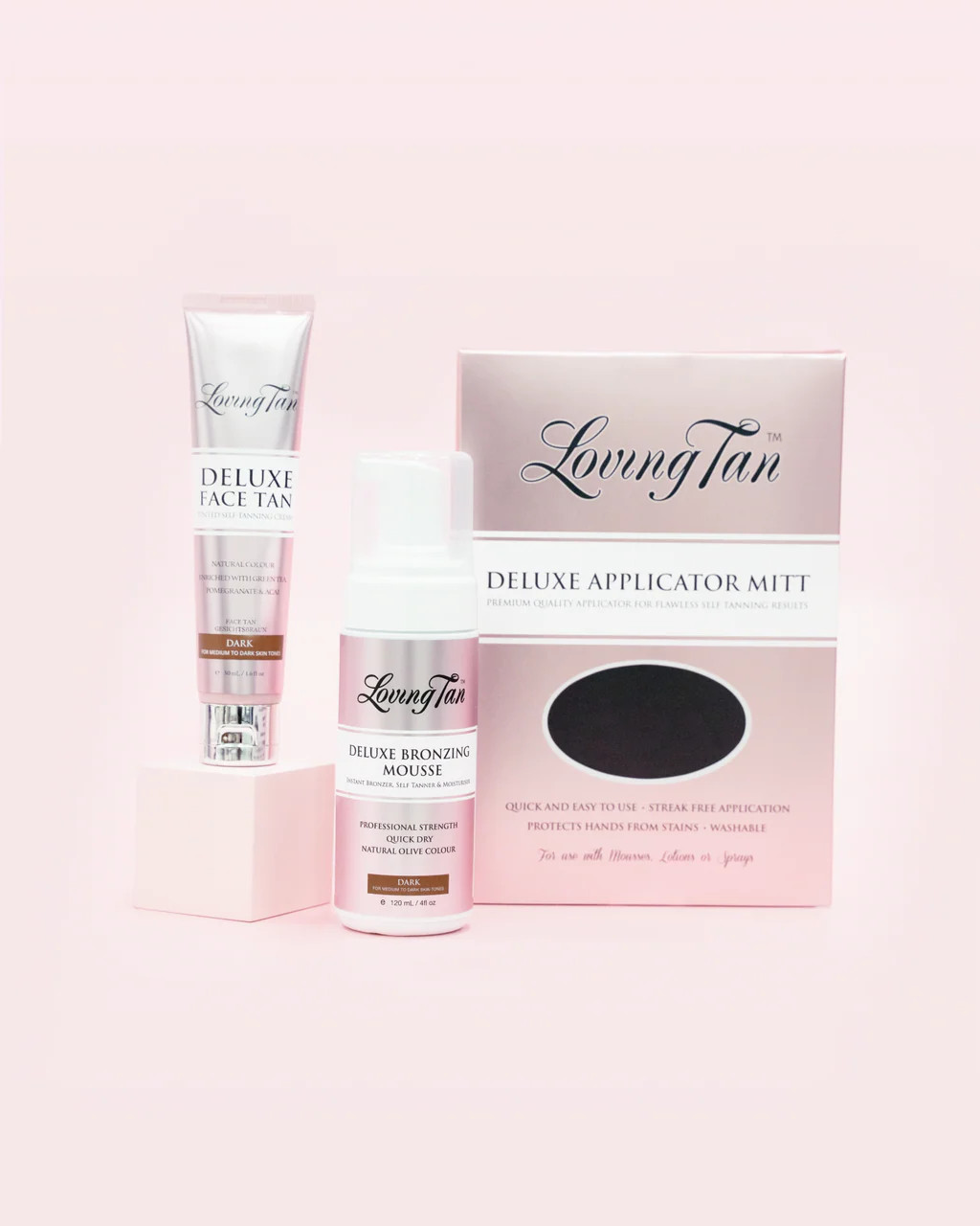 The Deluxe Set Dark | Loving Tan - US