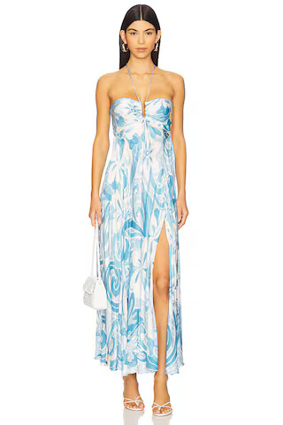 Carla Maxi Dress in Blue Fantasia | Revolve Clothing (Global)