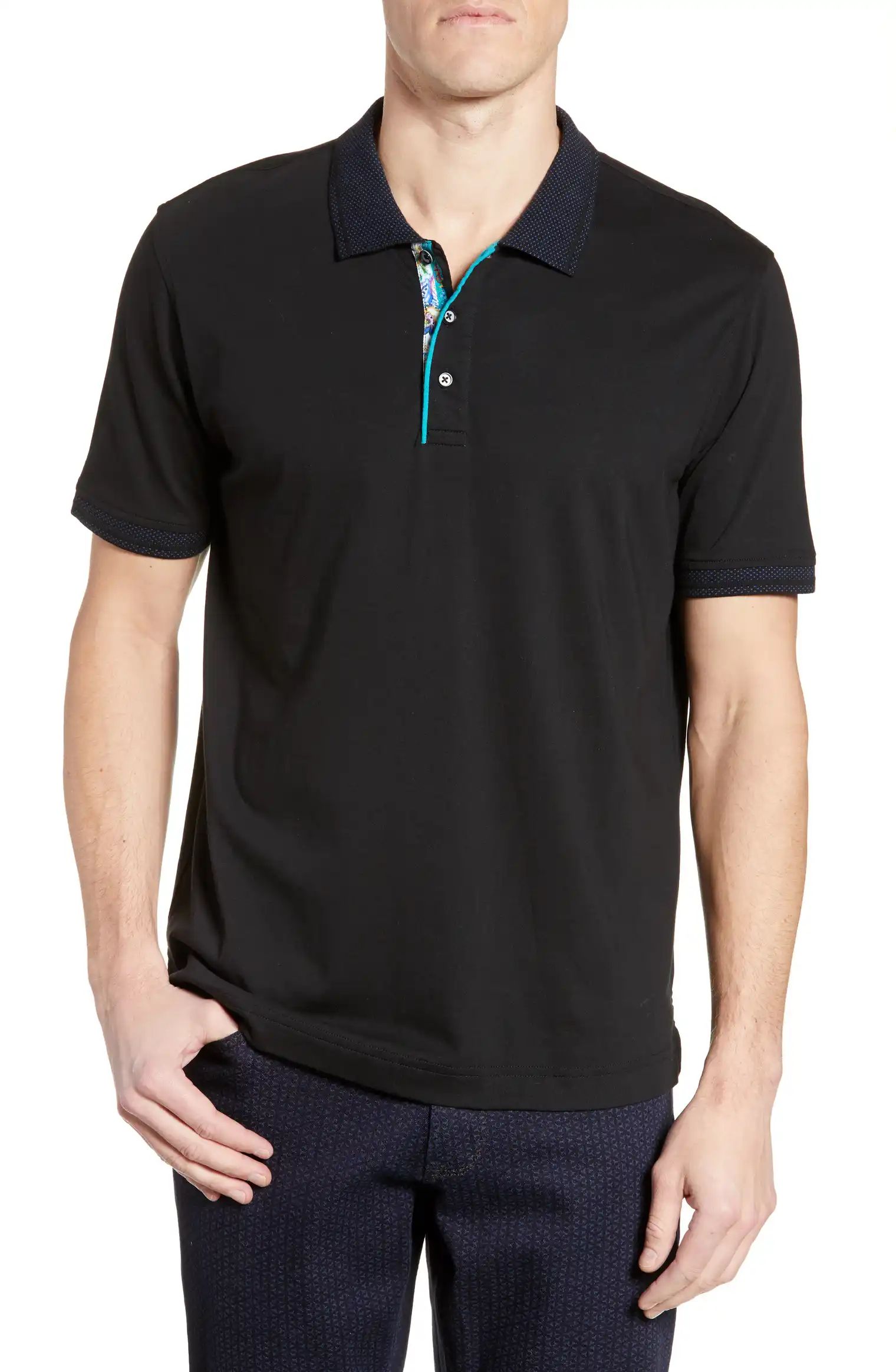 Robert Graham Classic Fit Jersey Polo | Nordstrom | Nordstrom