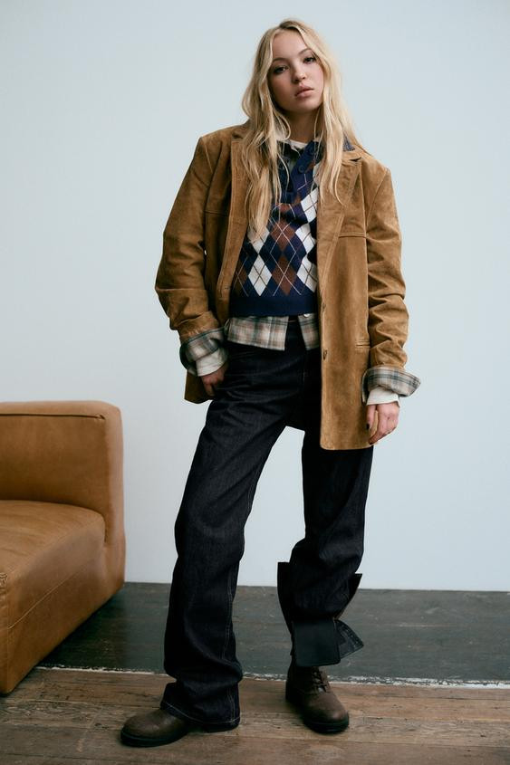 SUEDE BLAZER | Zara US
