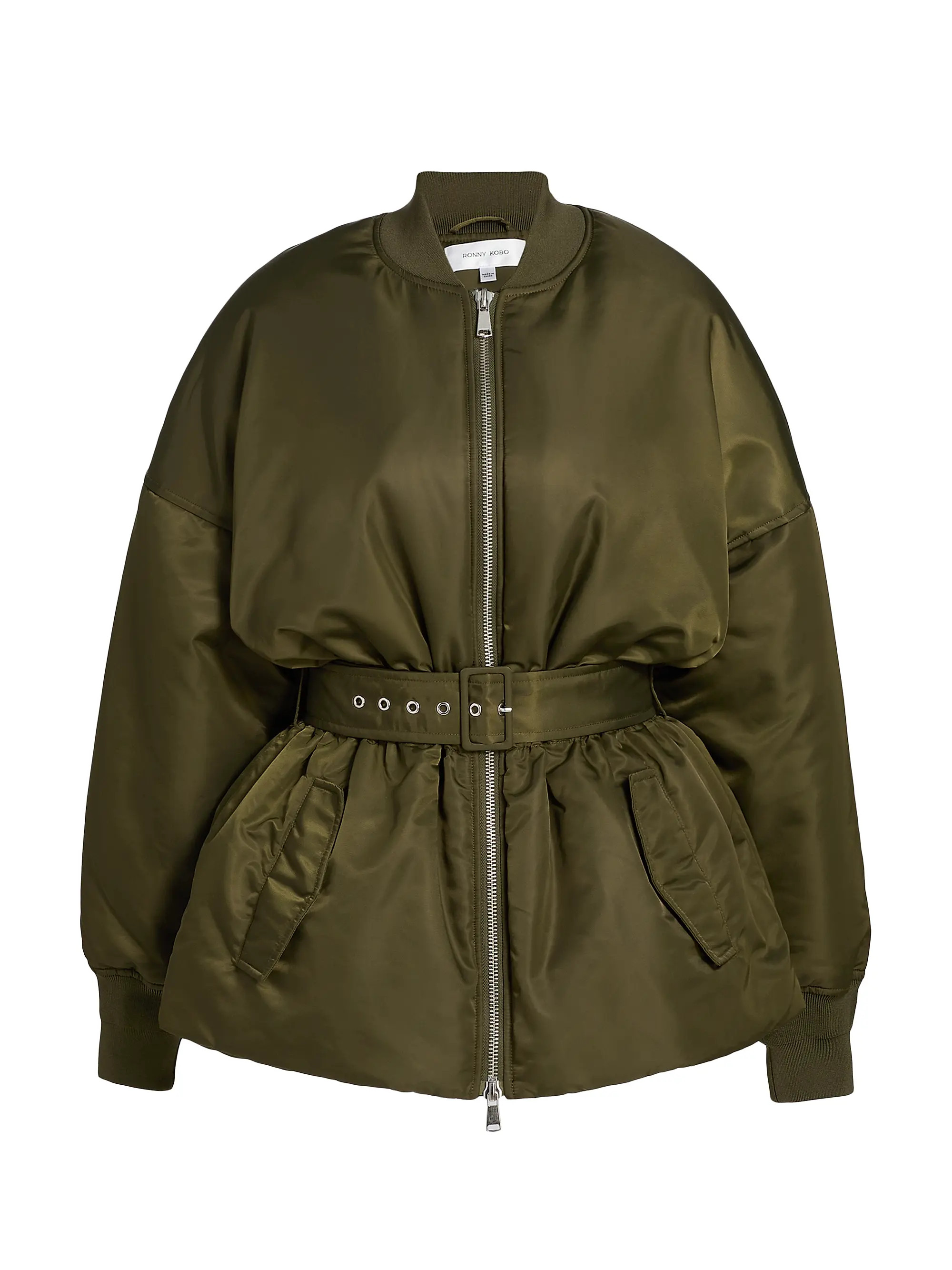 Ronny Kobo Norell Belted Bomber Jacket | Saks Fifth Avenue | Saks Fifth Avenue