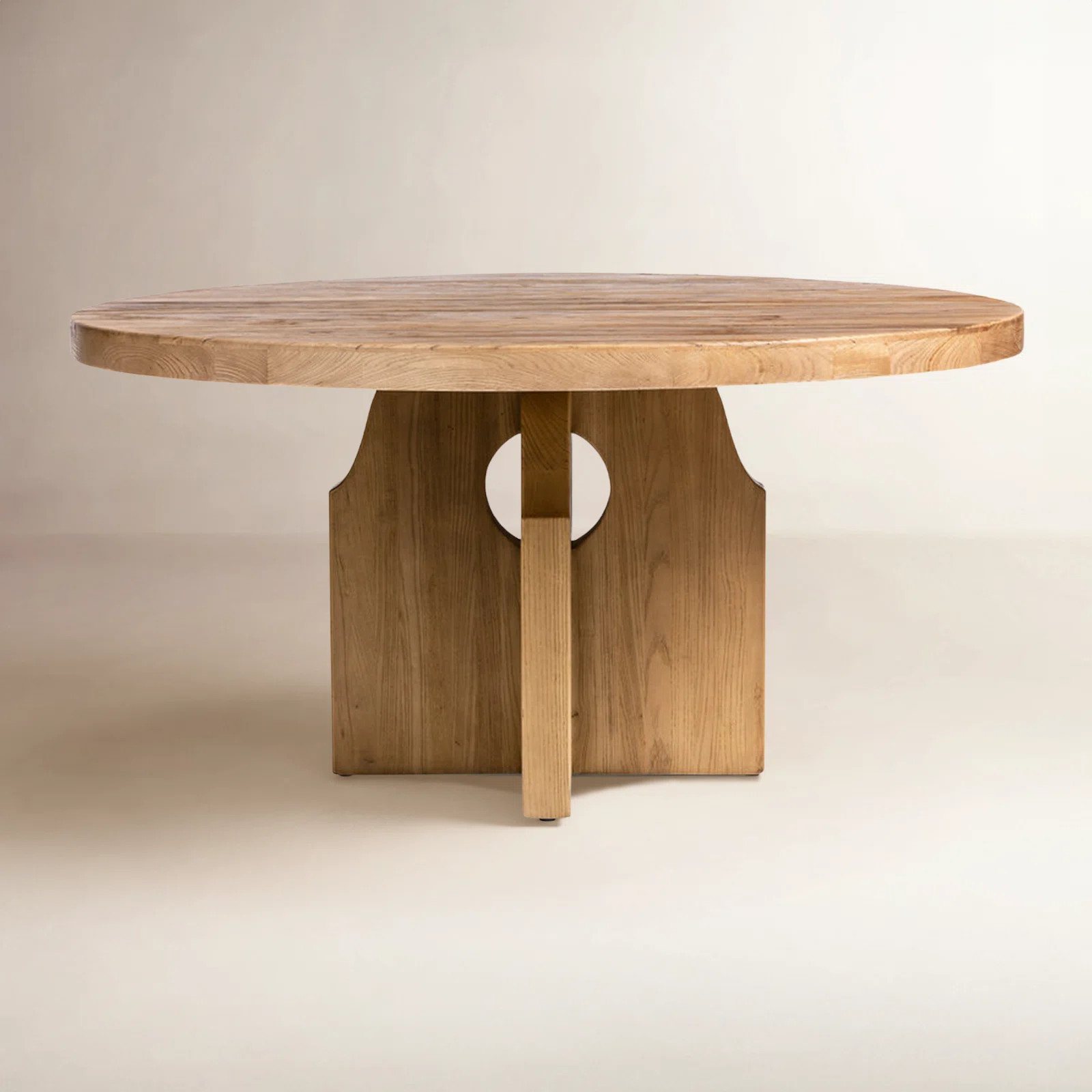 Ludivine 60" Solid Wood Pedestal Dining Table | Wayfair North America