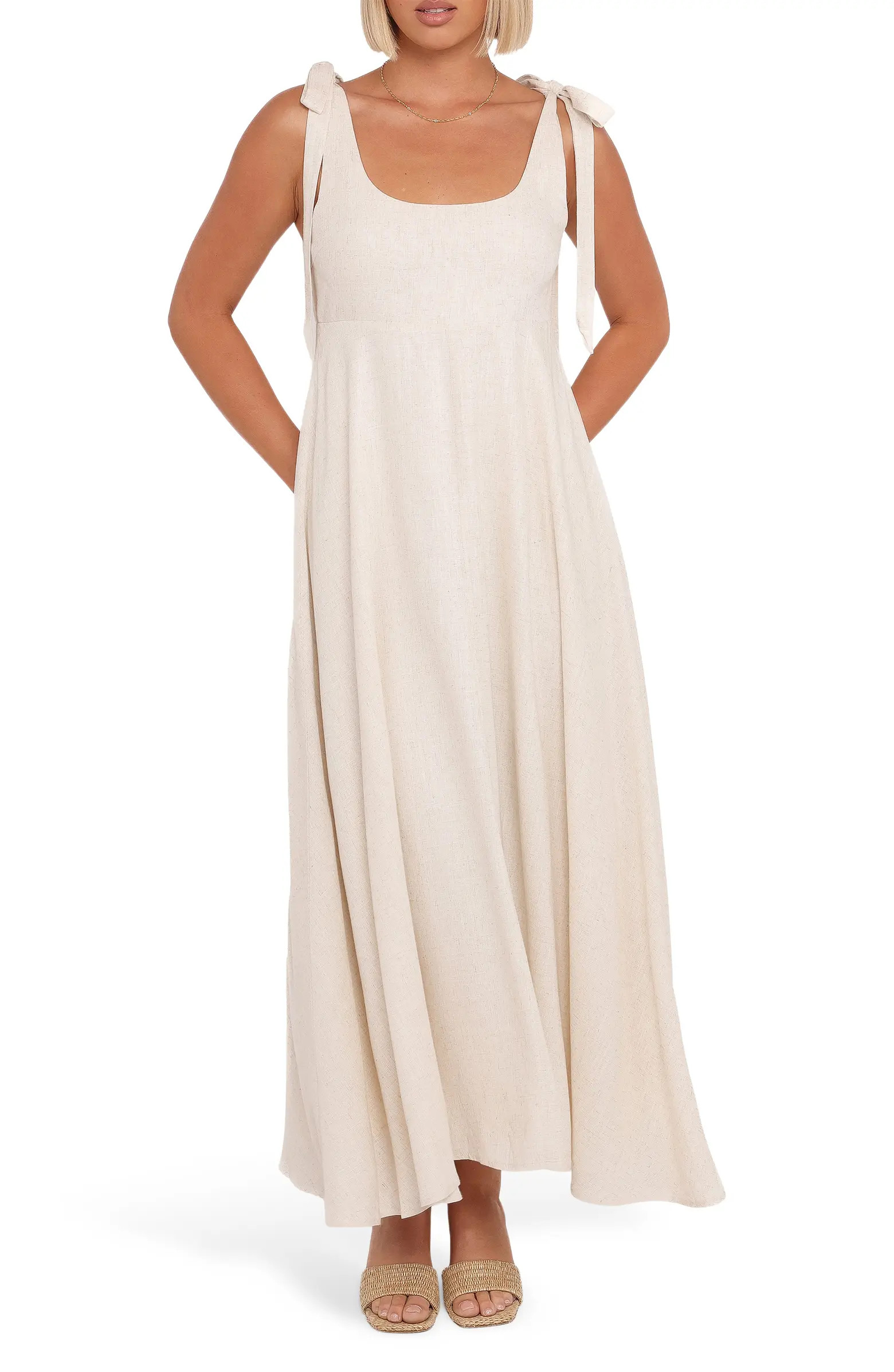 Valara Tie Shoulder Maxi Dress | Nordstrom