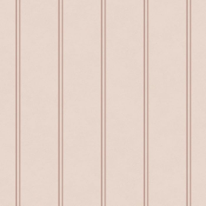 Laura Ashley Chalford Wood Panelling Plaster Pink Wallpaper | Amazon (US)
