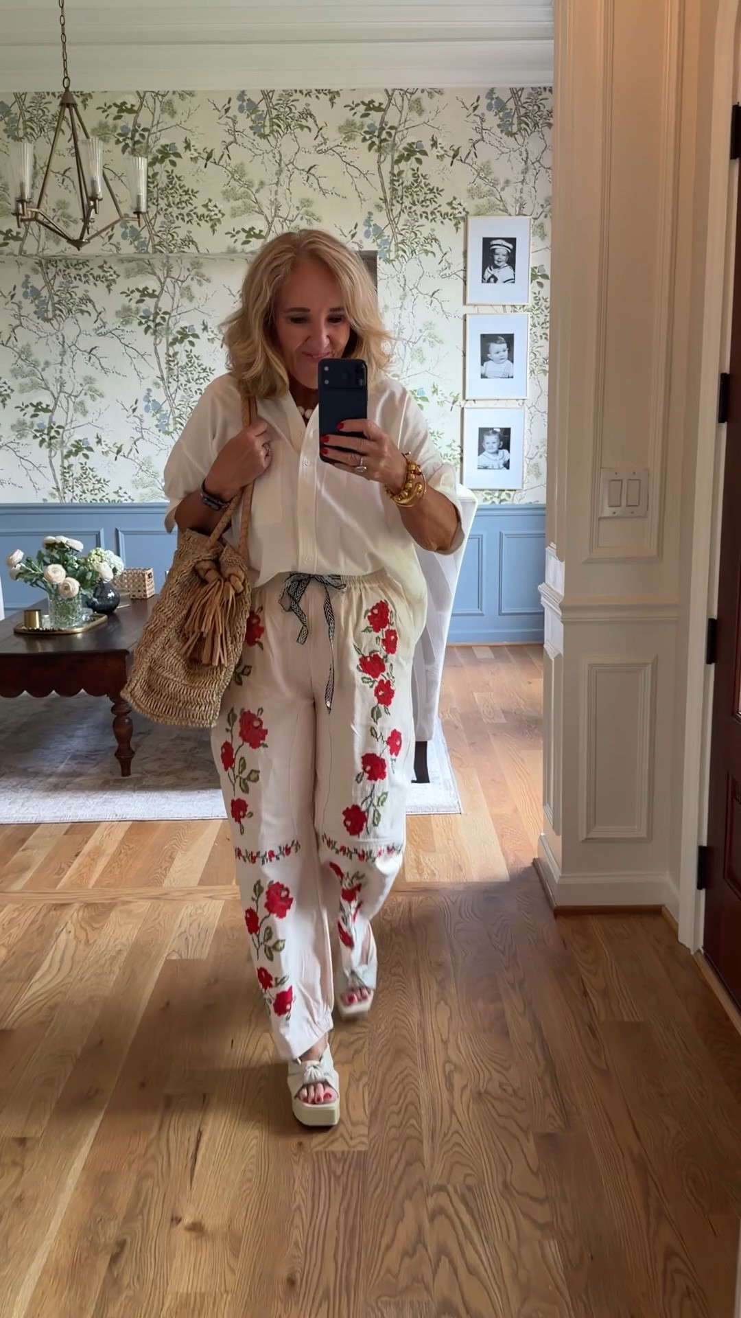 Size medium in jeans 
Size small in top 
Julie Vos pieces and bauble bar 
This bag is a statement! Incredible quality. Wow.

#LTKOver40 #LTKootd

#LTKMidsize #LTKgrwm