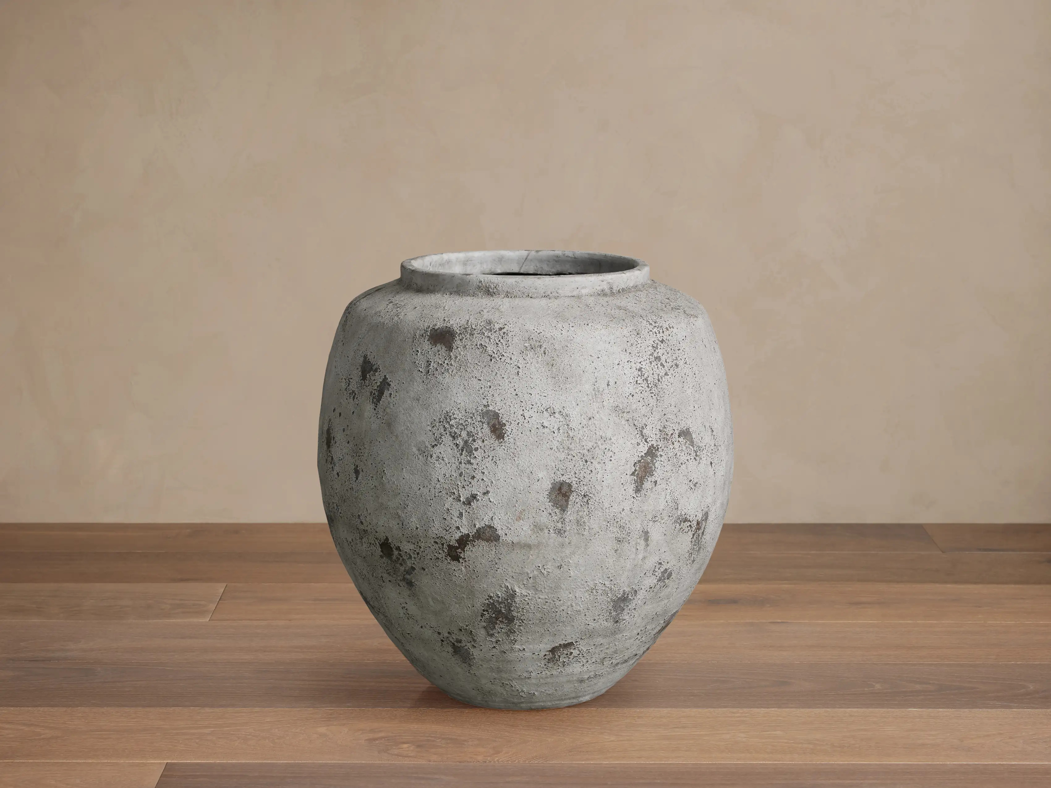 Large Rustic Grey Vessel | Arhaus