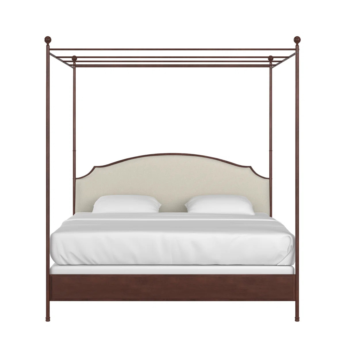 Marinez Upholstered Canopy Bed | Wayfair North America