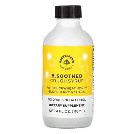 Beekeeper's Naturals B.Better Cough Syrup, 4 fl oz.