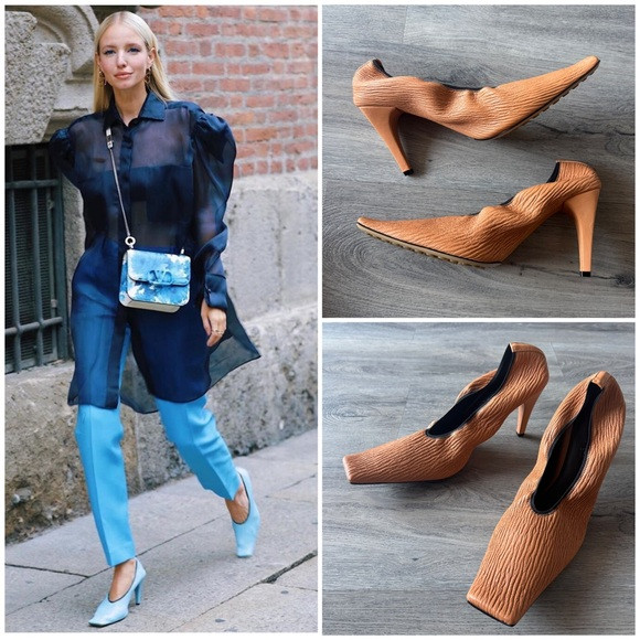 Bottega Veneta Crunch Sharpei Pumps | Poshmark