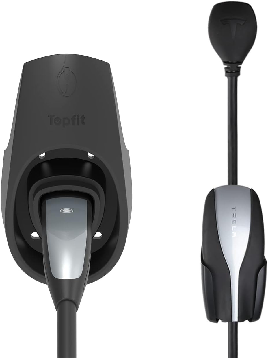 BMZX Tesla Charger Holder Charging Cable Organizer with Charger Slot for Tesla Motors Wall Mount ... | Amazon (US)