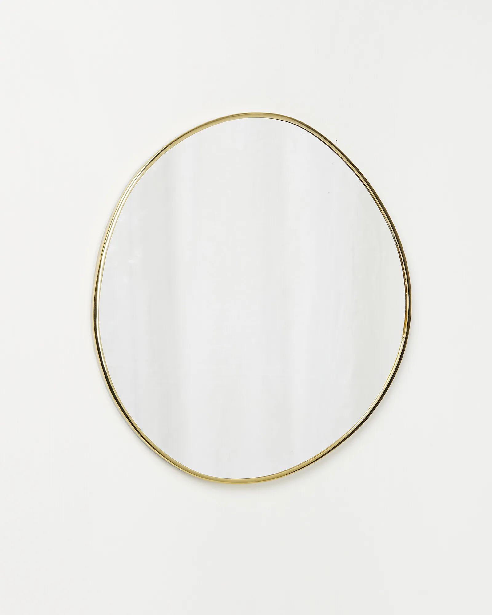 Gold Metal Round Pebble Wall Mirror Medium | Oliver Bonas | Oliver Bonas (Global)