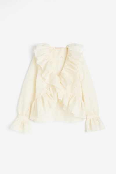 Ruffle-trimmed Blouse | H&M (US + CA)