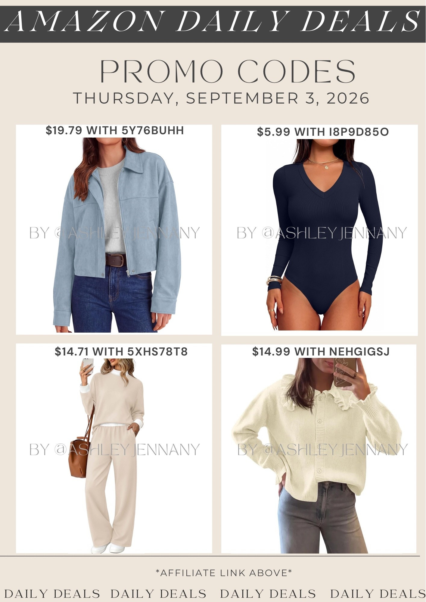 Amazon deals

#LTKMidsize #LTKSaleAlert #LTKSeasonal